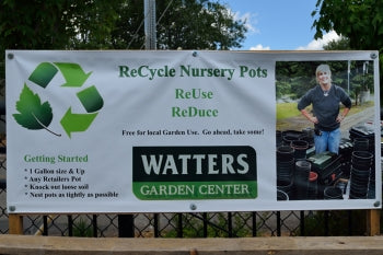 Watters Garden Center Makes Recycling Flower Pots Easier