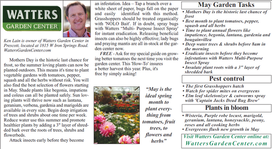 May Monthly Garden Calendar